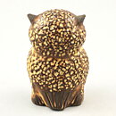 Berth Norrman (1960s) Yellow/Brown Heartwarming Owl 13 cm