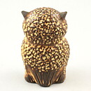 Berth Norrman (1960s) Yellow/Brown Heartwarming Owl 13 cm