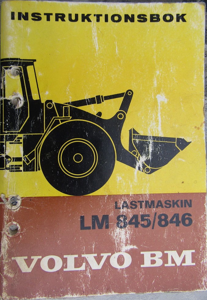 1973 Volvo BM LM 845/846 Instruktionsbok 8.73
