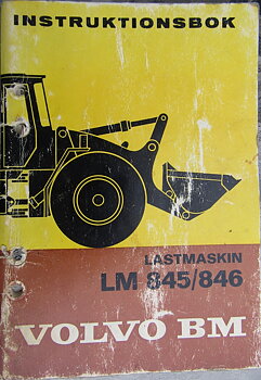 1973 Volvo BM LM 845/846 Instruktionsbok 8.73