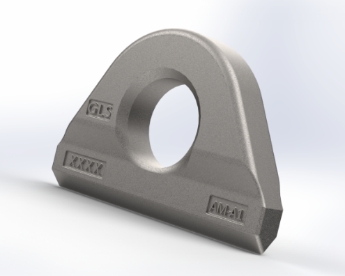 Svetsbar surrningsögla /  Max surrningsstyrka: 250 kN