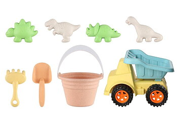 Sandleksaksbil och sandleksaker, 8-delar