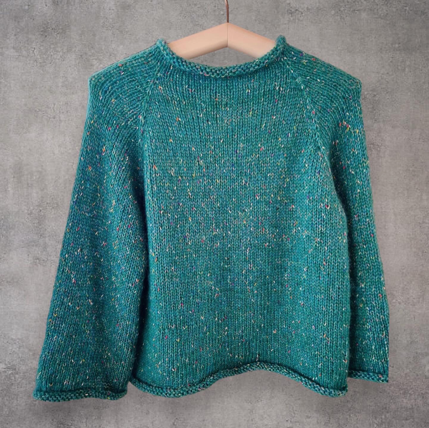 LoLa Solo Tweed, oceangrön (50 gr) - 3