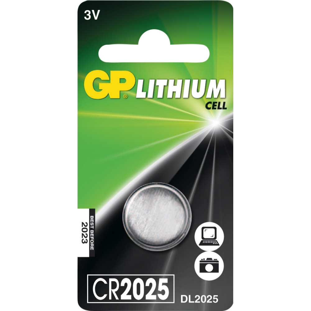 Knappcellsbatteri CR2025