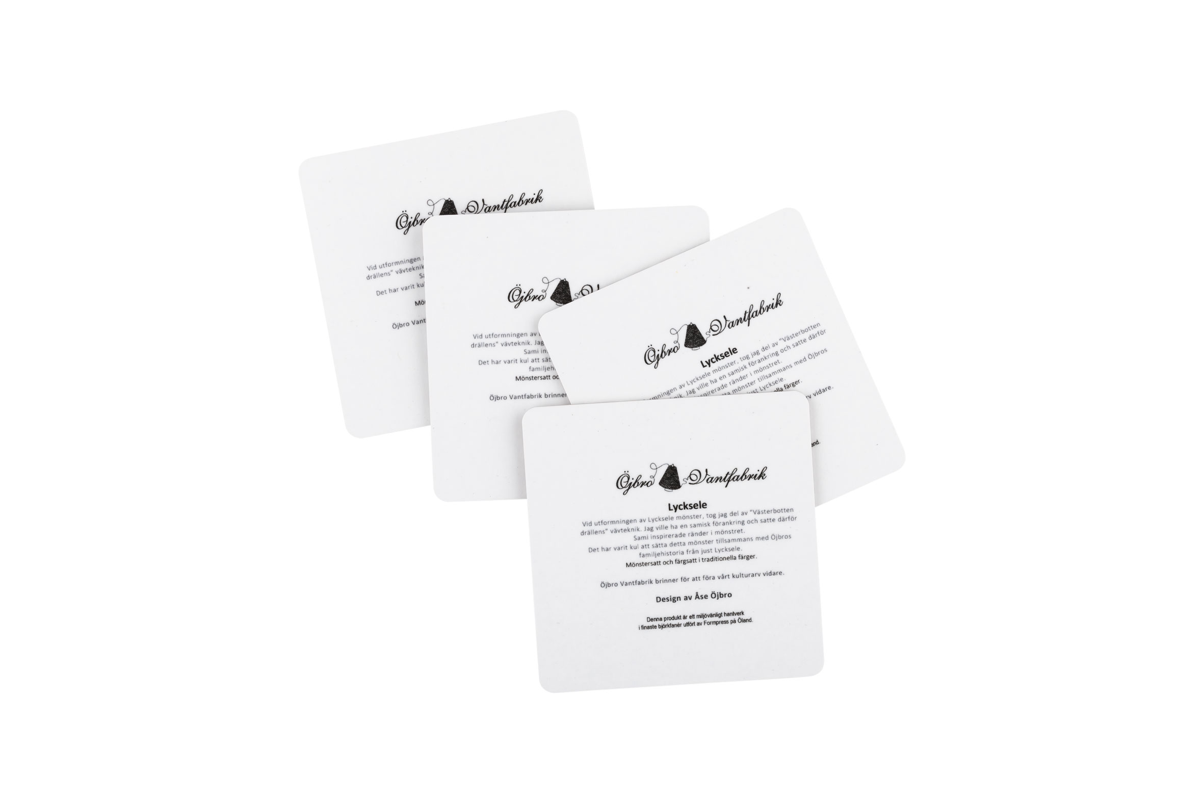 Glasunderlägg, Lycksele, 4pack - 3