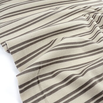 LINES RIBBED - TAUPE