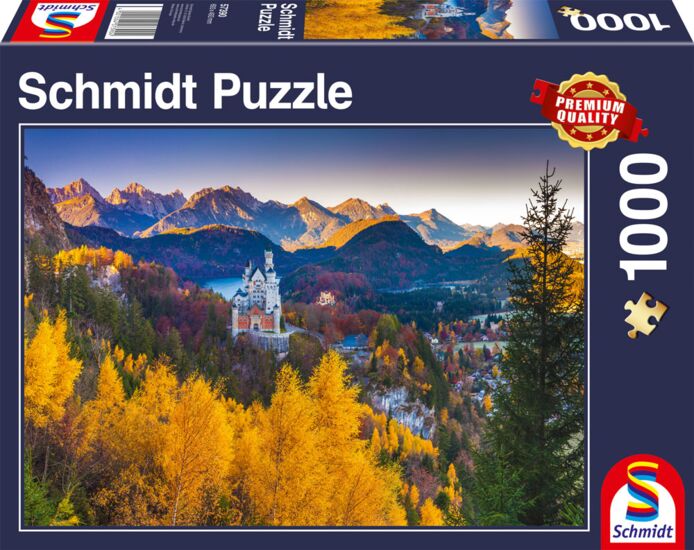 Autumnal Neuschwanstein 1000 Bitar Schmidt - 2