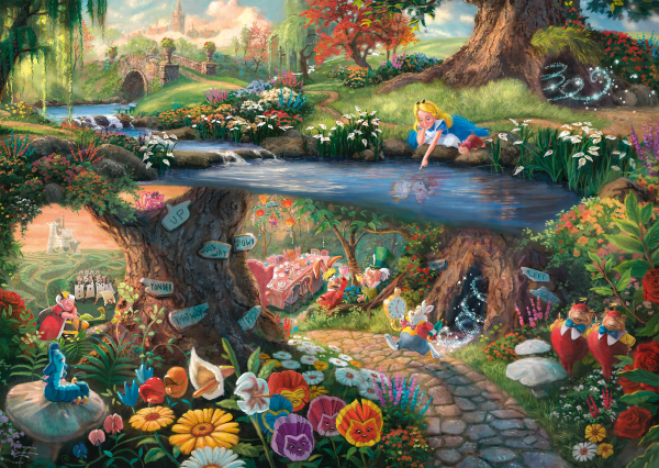 Disney, Alice in wonderland 1000 Bitar Schmidt