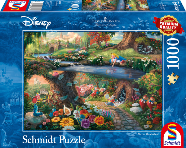 Disney, Alice in wonderland 1000 Bitar Schmidt - 2