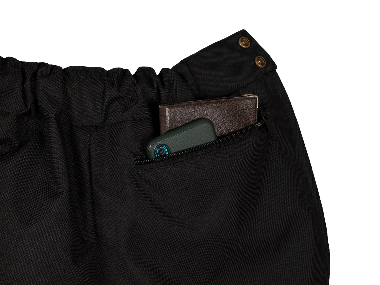 Mystique® Träningsbälte/Kjol, mörkbrun vaxad bomull. Unisex - 10