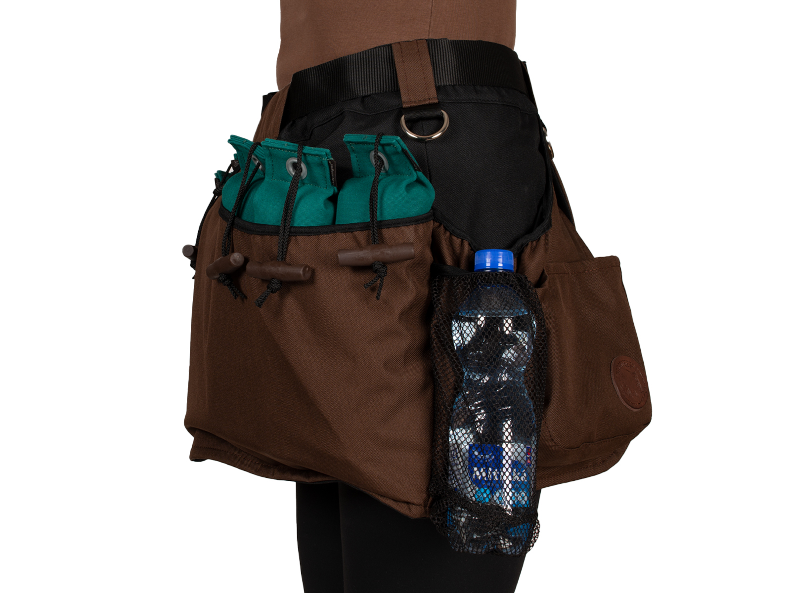 Mystique® Träningsbälte/Kjol, mörkbrun vaxad bomull. Unisex - 7