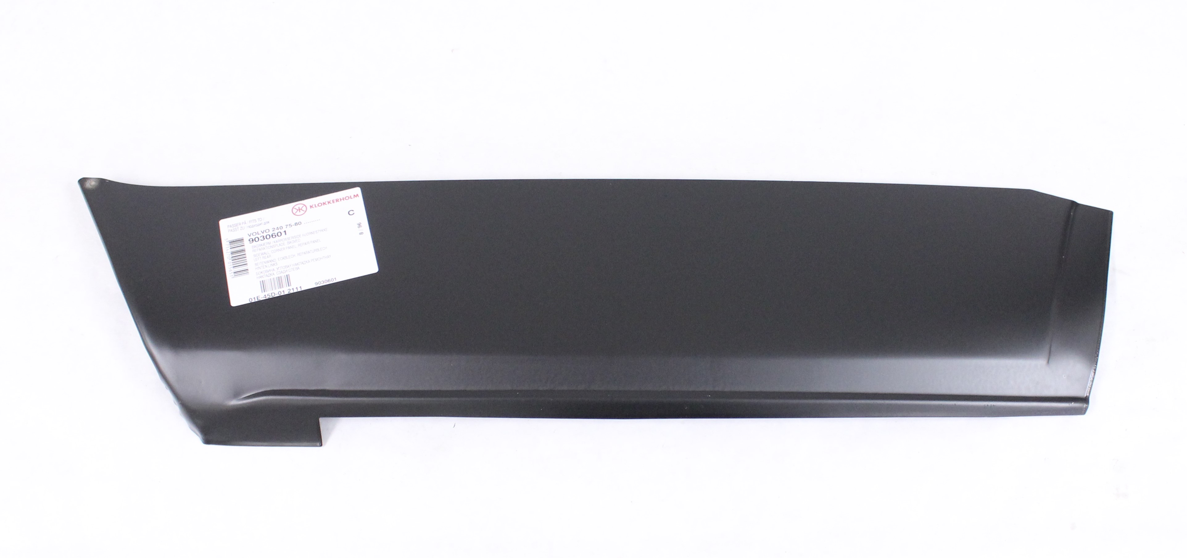 Repair panel, rear fender lower 140/240/245 Left