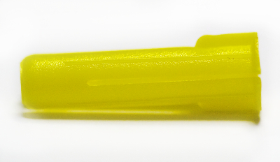 Plastplugg 5,5 x 22 GUL ( 15 stk )