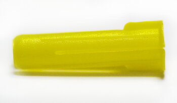 Plastplugg 5,5 x 22 GUL ( 15 stycken )