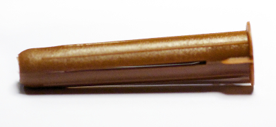 Plastplugg 8,0 x 40 BRUN ( 6 stycken )