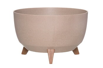 Kruka Roma ECO med fot 40 cm latte