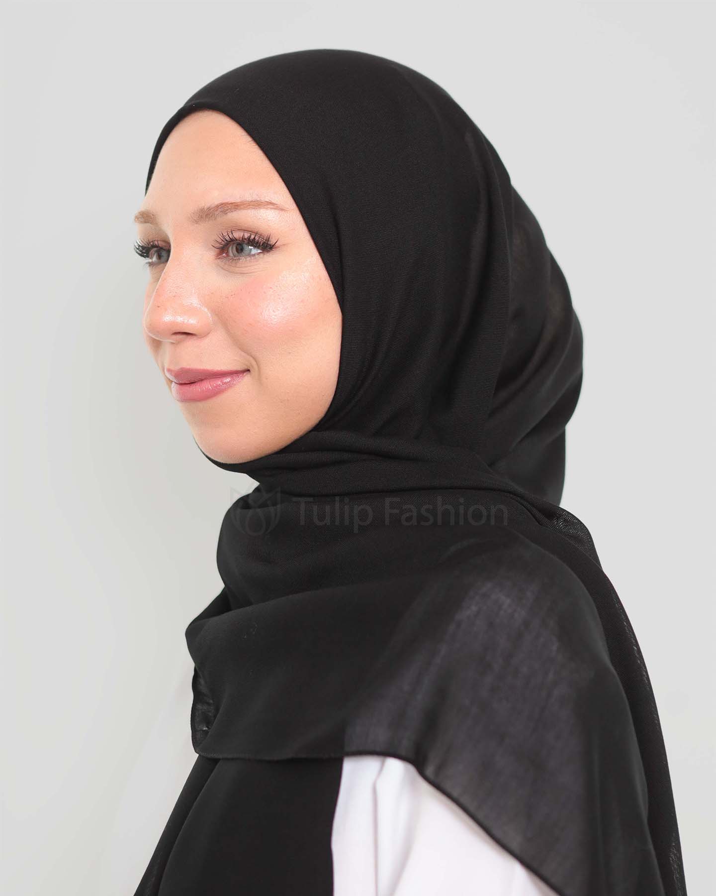 Hijab - Modal - Black - 2