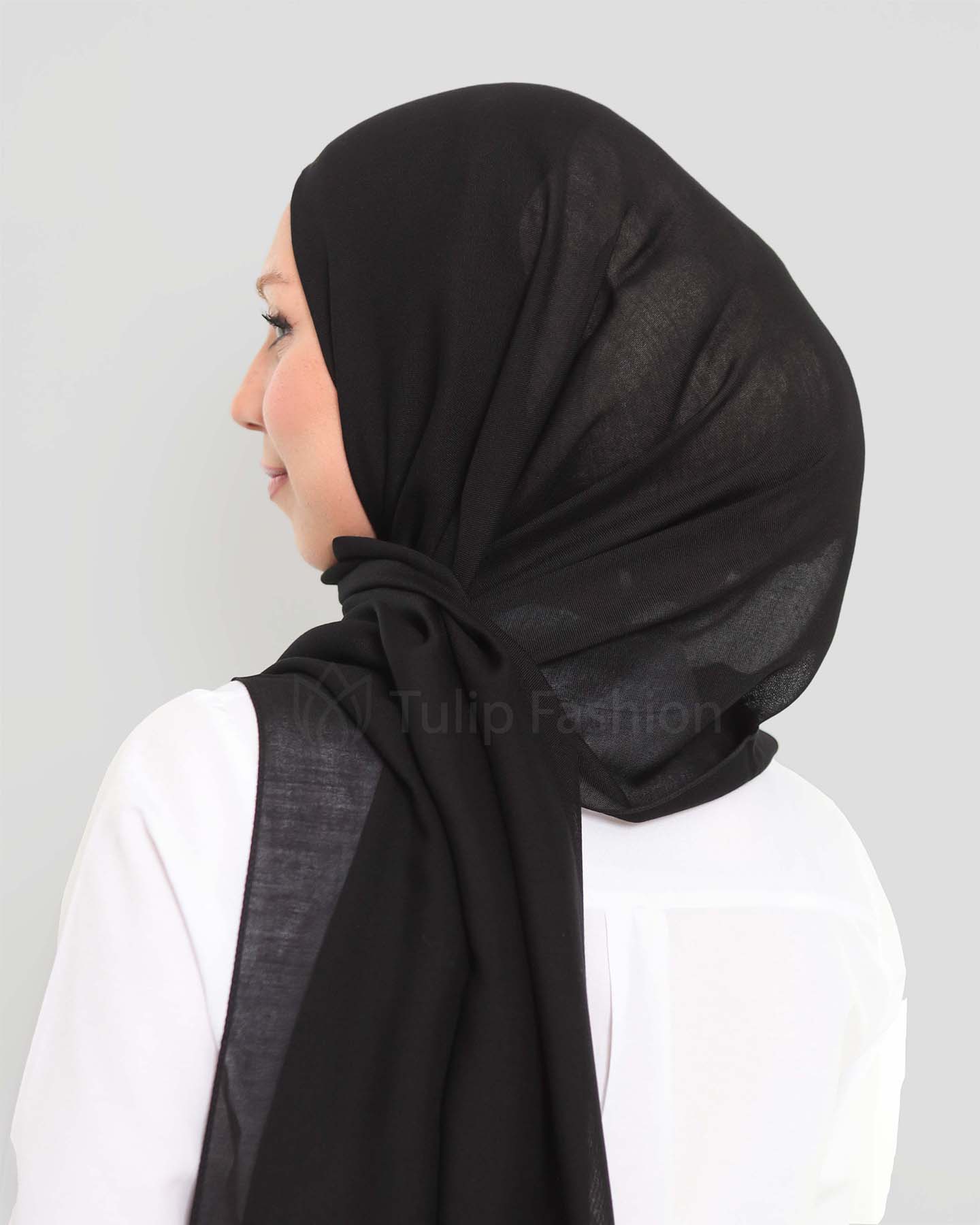 Hijab - Modal - Black - 3