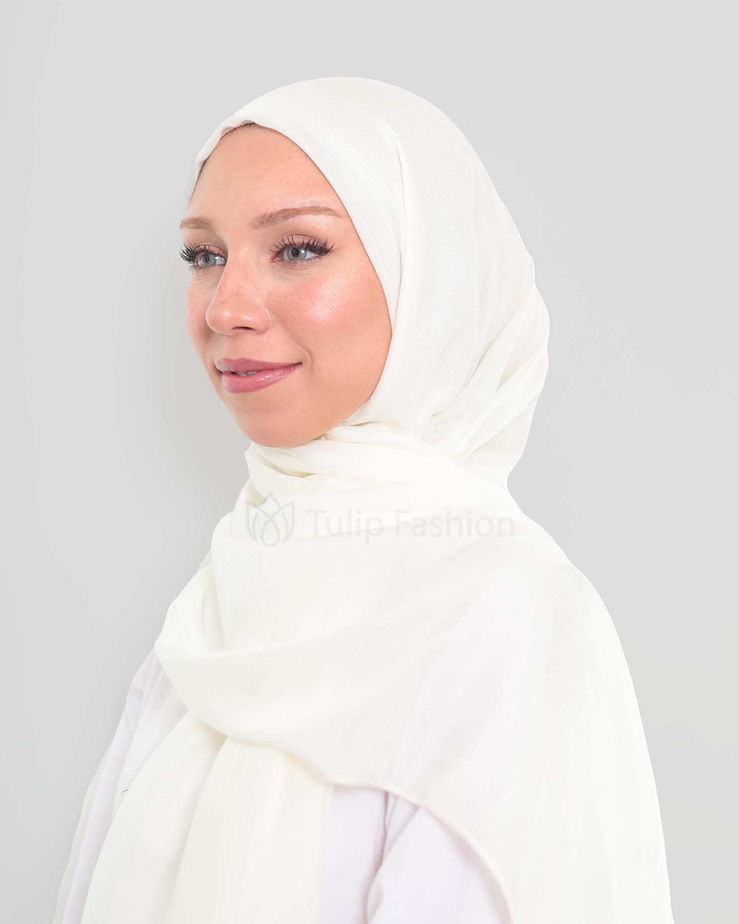 Hijab - Modal - Off-White - 2