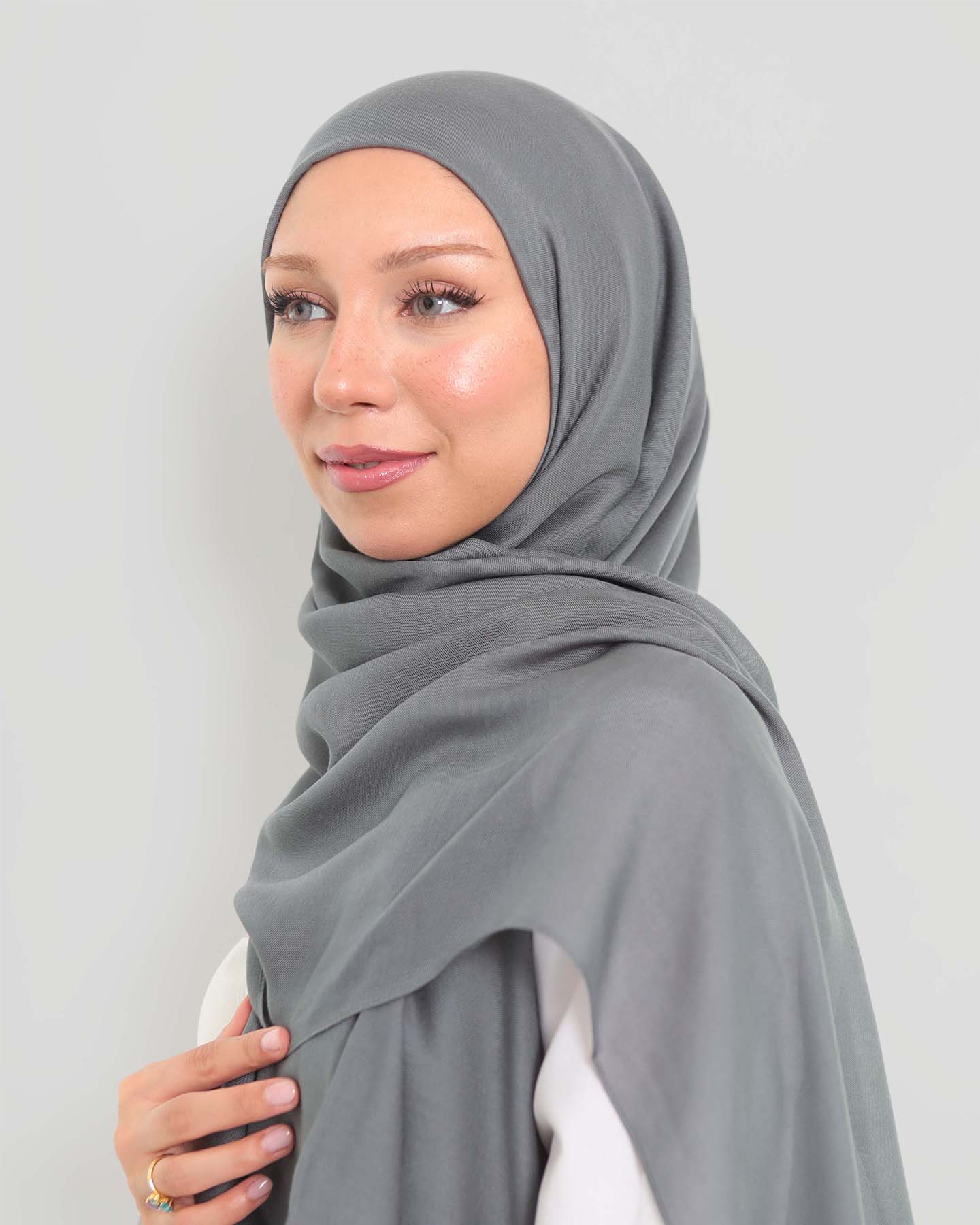Hijab - Modal - Gray - 2