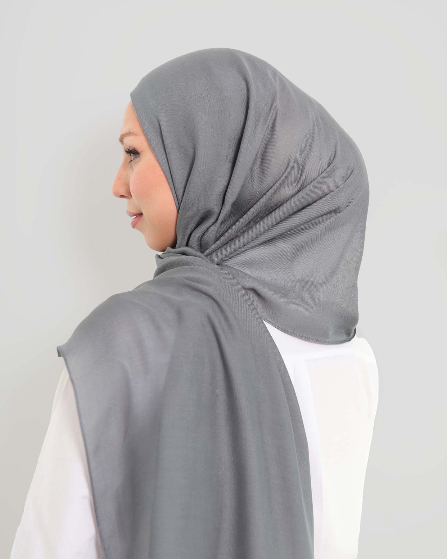 Hijab - Modal - Gray - 3
