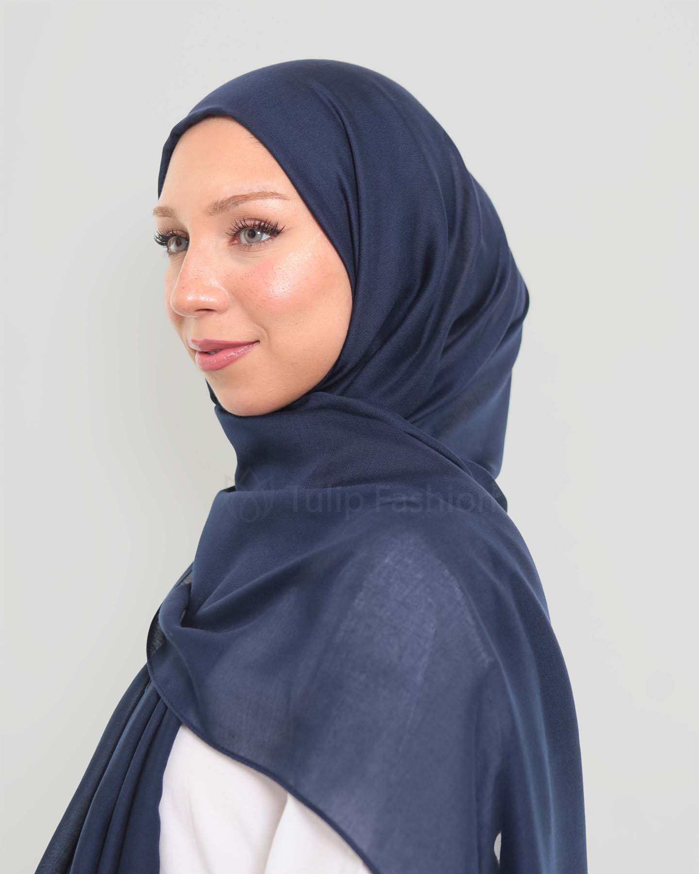 Hijab - Modal - Midnight Blue - 2