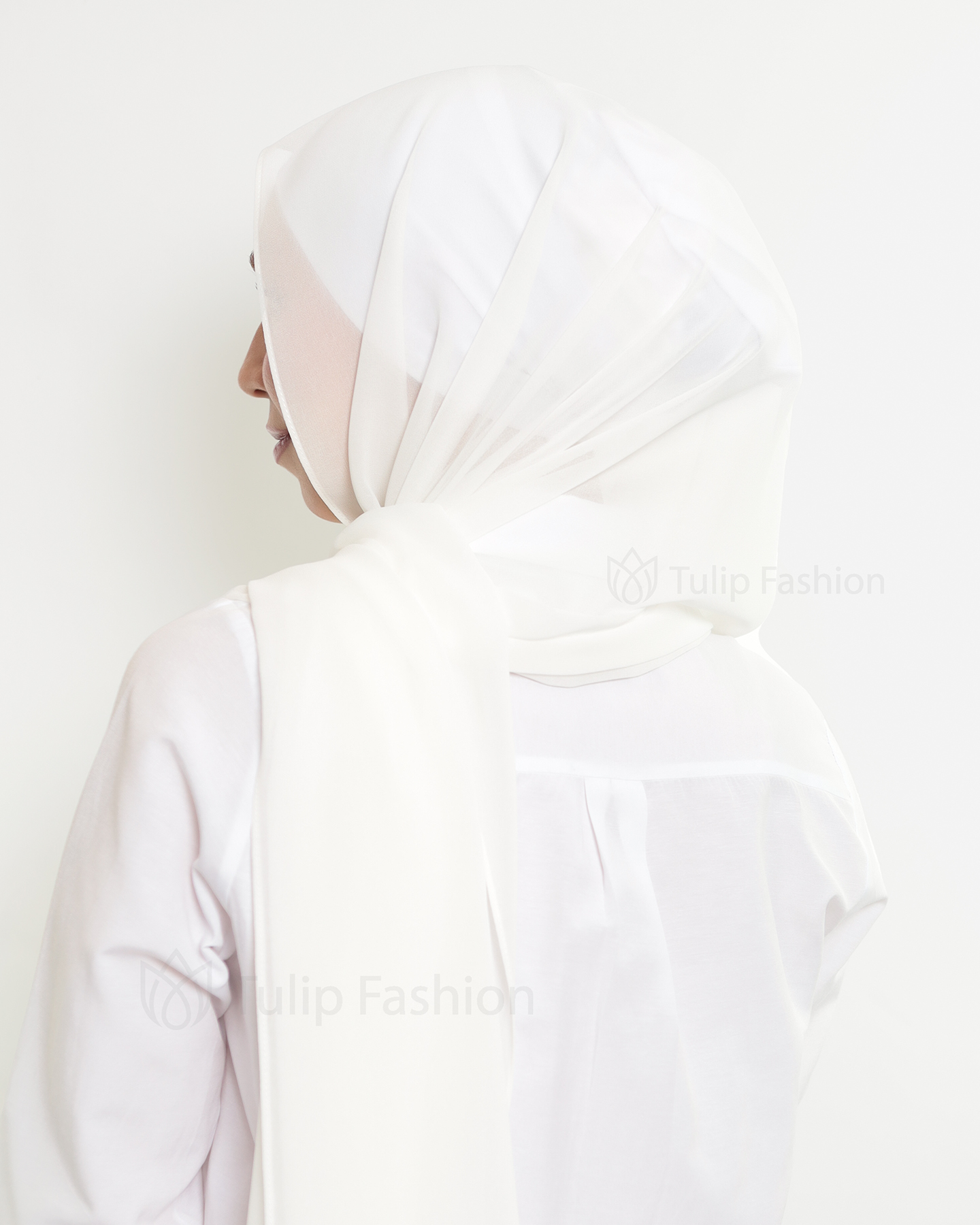 Hijab - The Daily Chiffon - Off-White - 3
