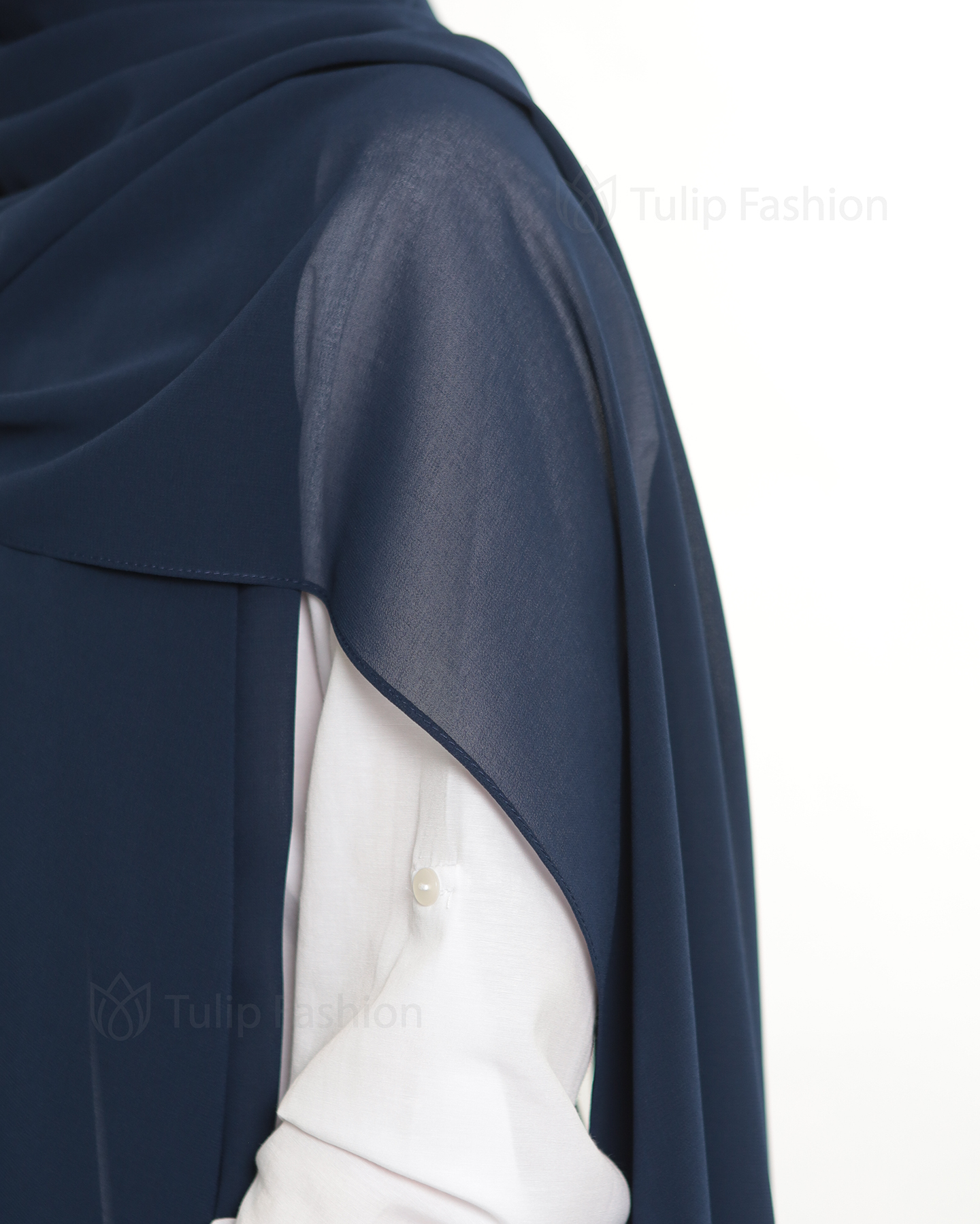Hijab - The Daily Chiffon - Midnight Blue - 4