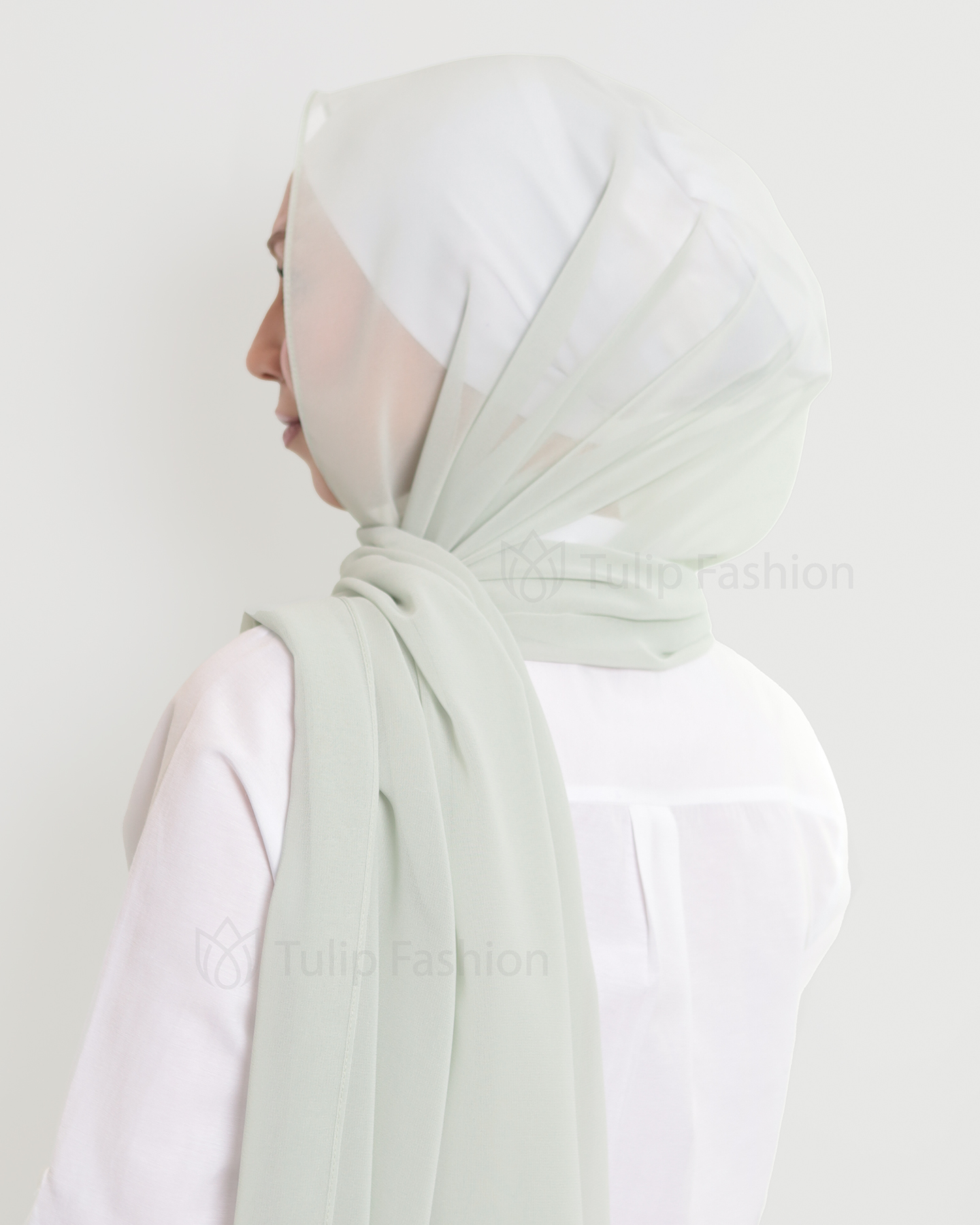 Hijab - The Daily Chiffon - Pistaziengrün - 3