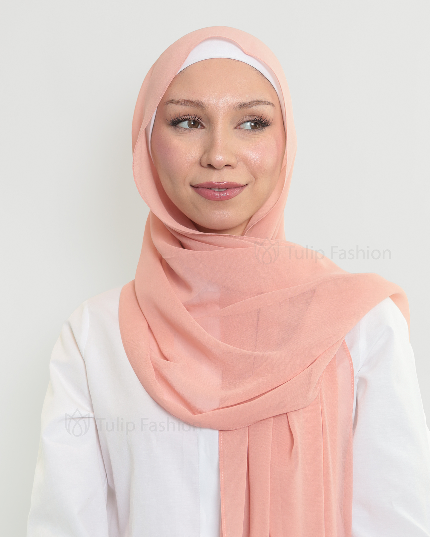 Hijab - The Daily Chiffon - Light Mauve - 2