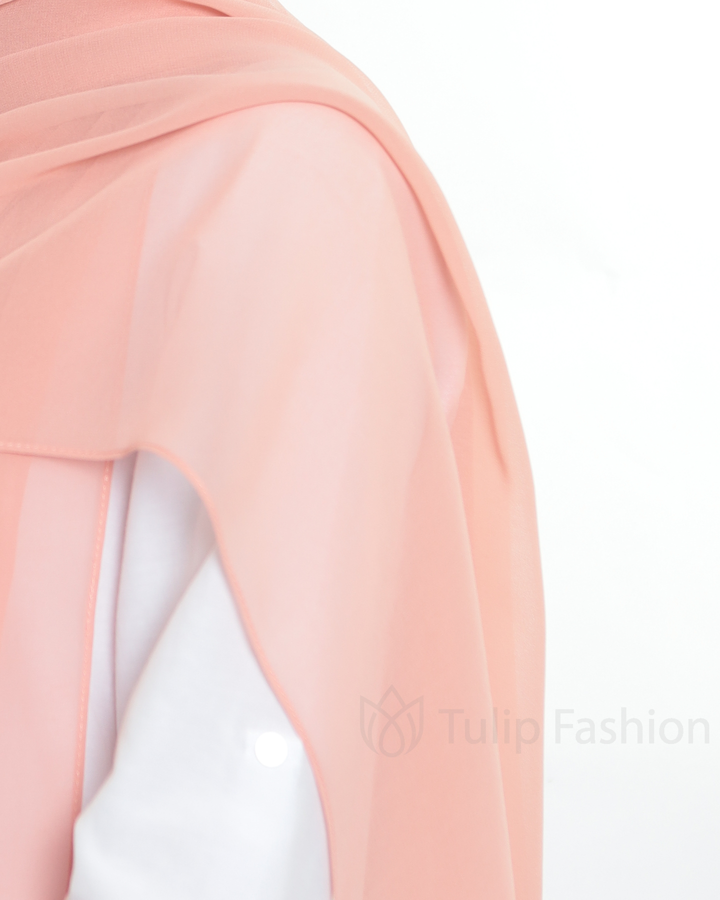Hijab - The Daily Chiffon - Light Mauve - 4