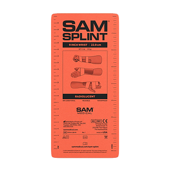 SAM SPLINT 9", ORANGE/BLÅ