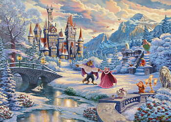 Disney Beauty and the Beast‘s Winter Enchantment 1000 Bitar Schmidt