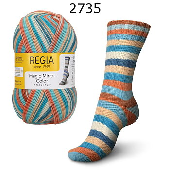 Regia Magic Mirror - Apricot-emerald/35