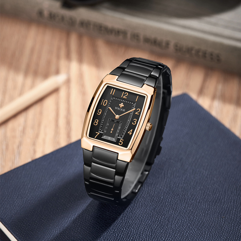 WWOOR Chronolux Black Rose Gold - 5