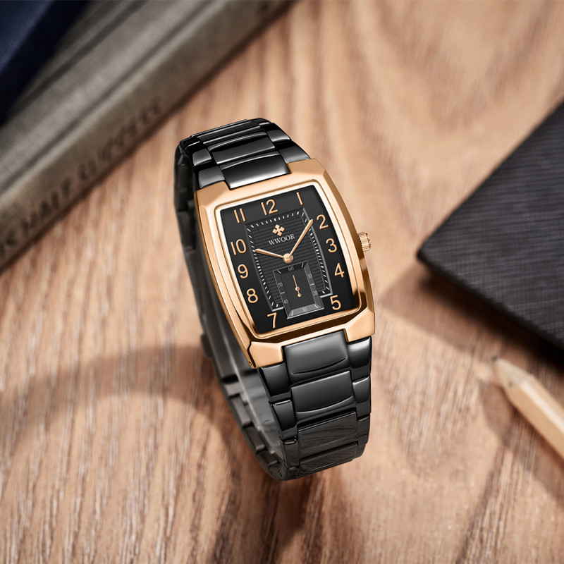 WWOOR Chronolux Black Rose Gold - 6
