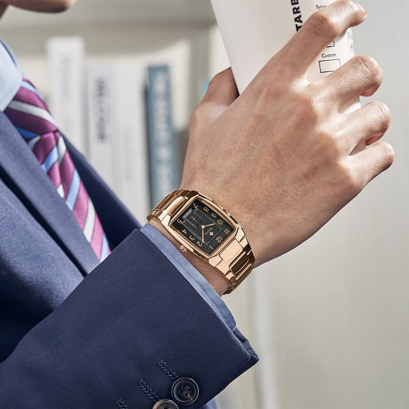 WWOOR Chronolux Rose Gold Black - 4