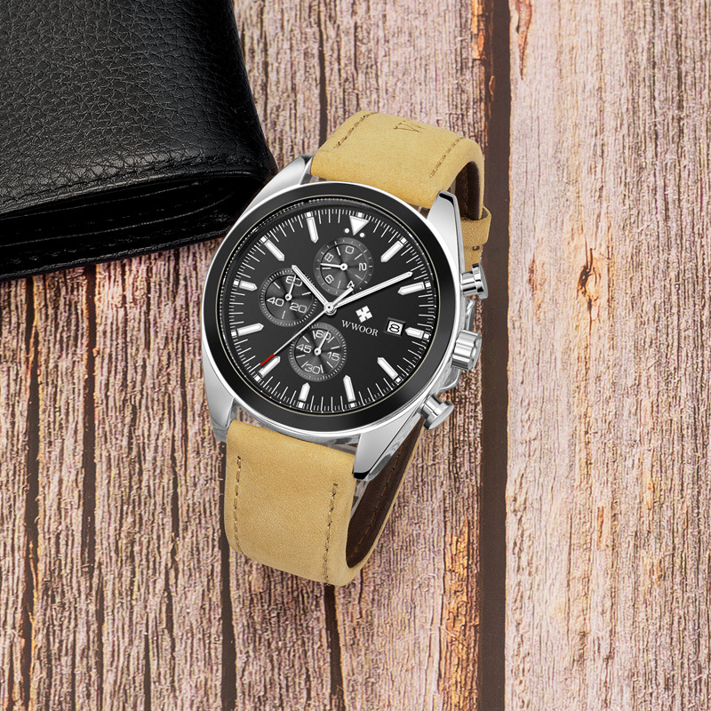 WWOOR TimeTracer Silver Black - 5