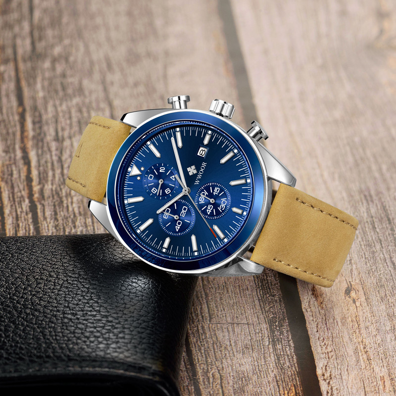WWOOR TimeTracer Silver Blue - 4