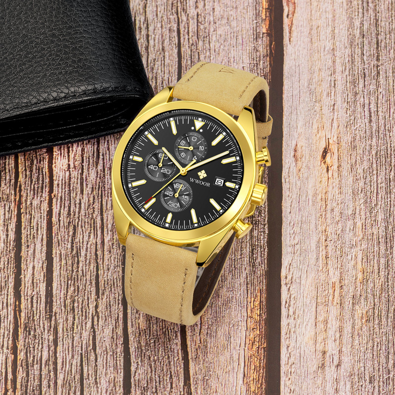 WWOOR TimeTracer Gold Black - 5