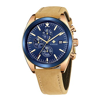 WWOOR TimeTracer Rose Gold Blue