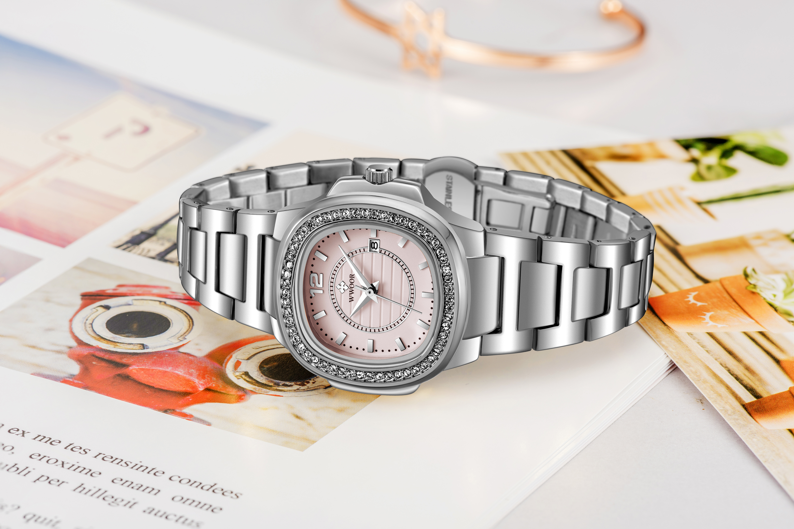 WWOOR Sunstone Silver Pink - 4
