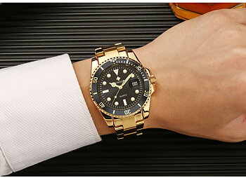 WWOOR Aquamarine Gold Black
