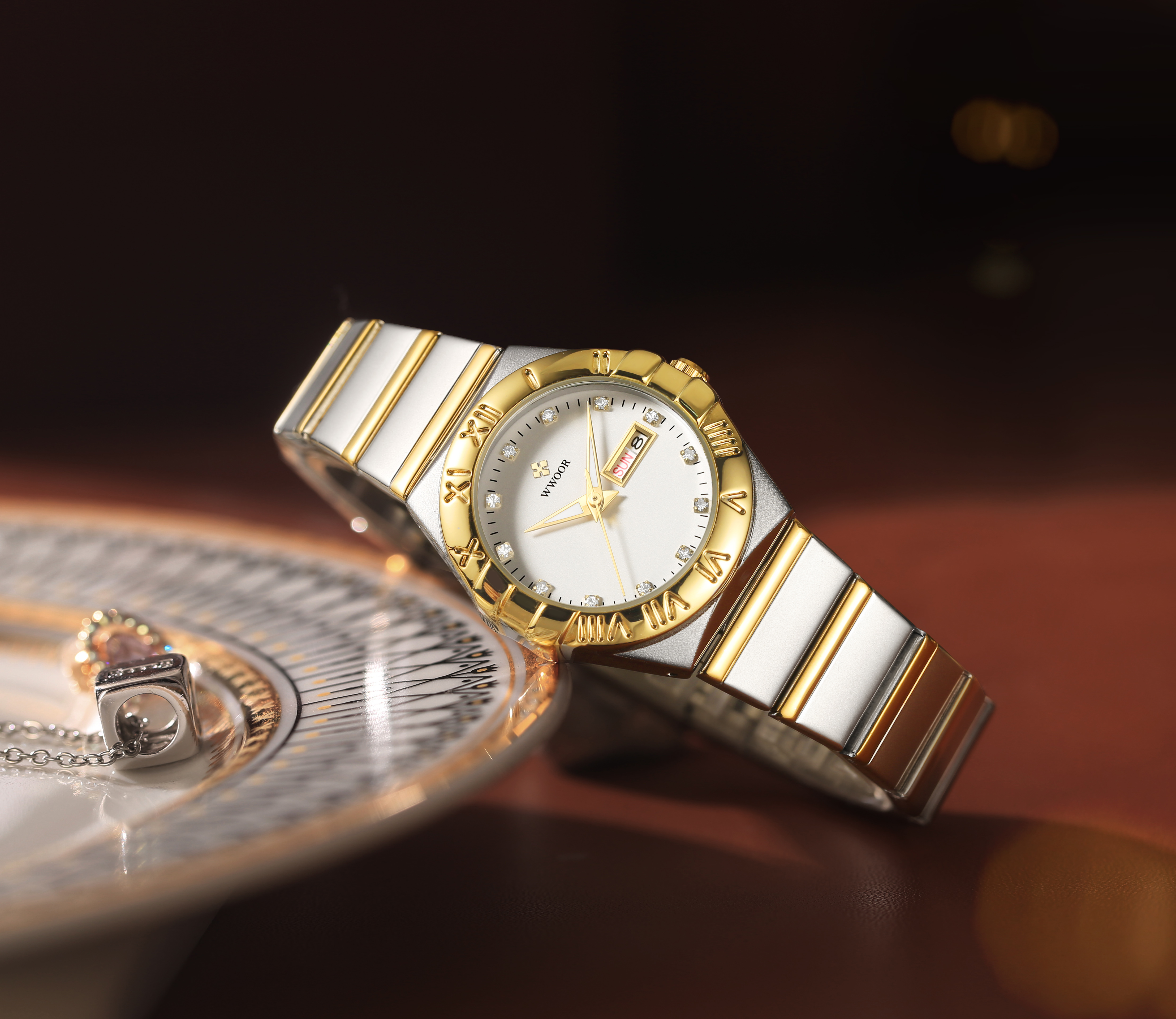 WWOOR Nocturne Ladies Silver Gold White - 5