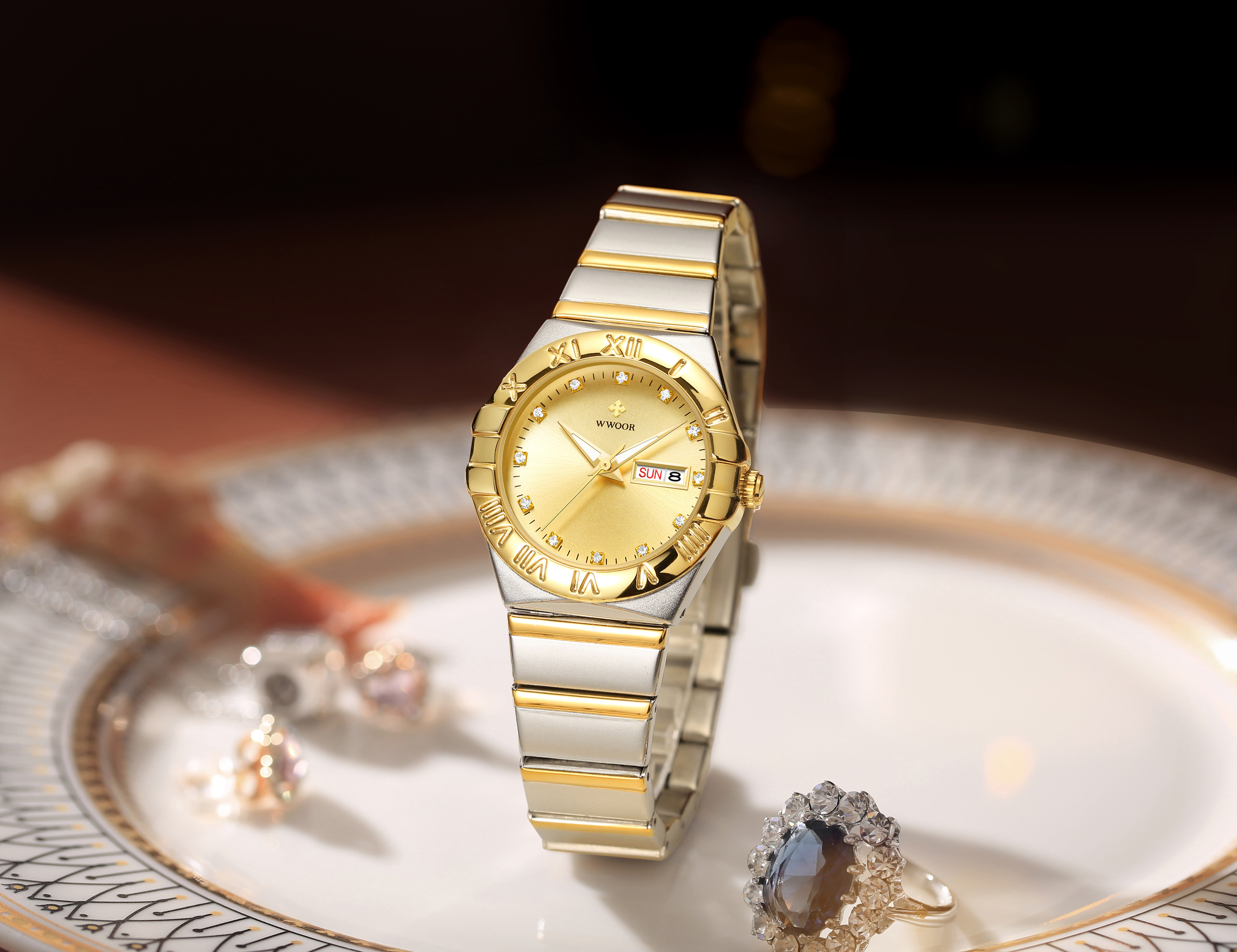 WWOOR Nocturne Ladies Silver Gold - 4