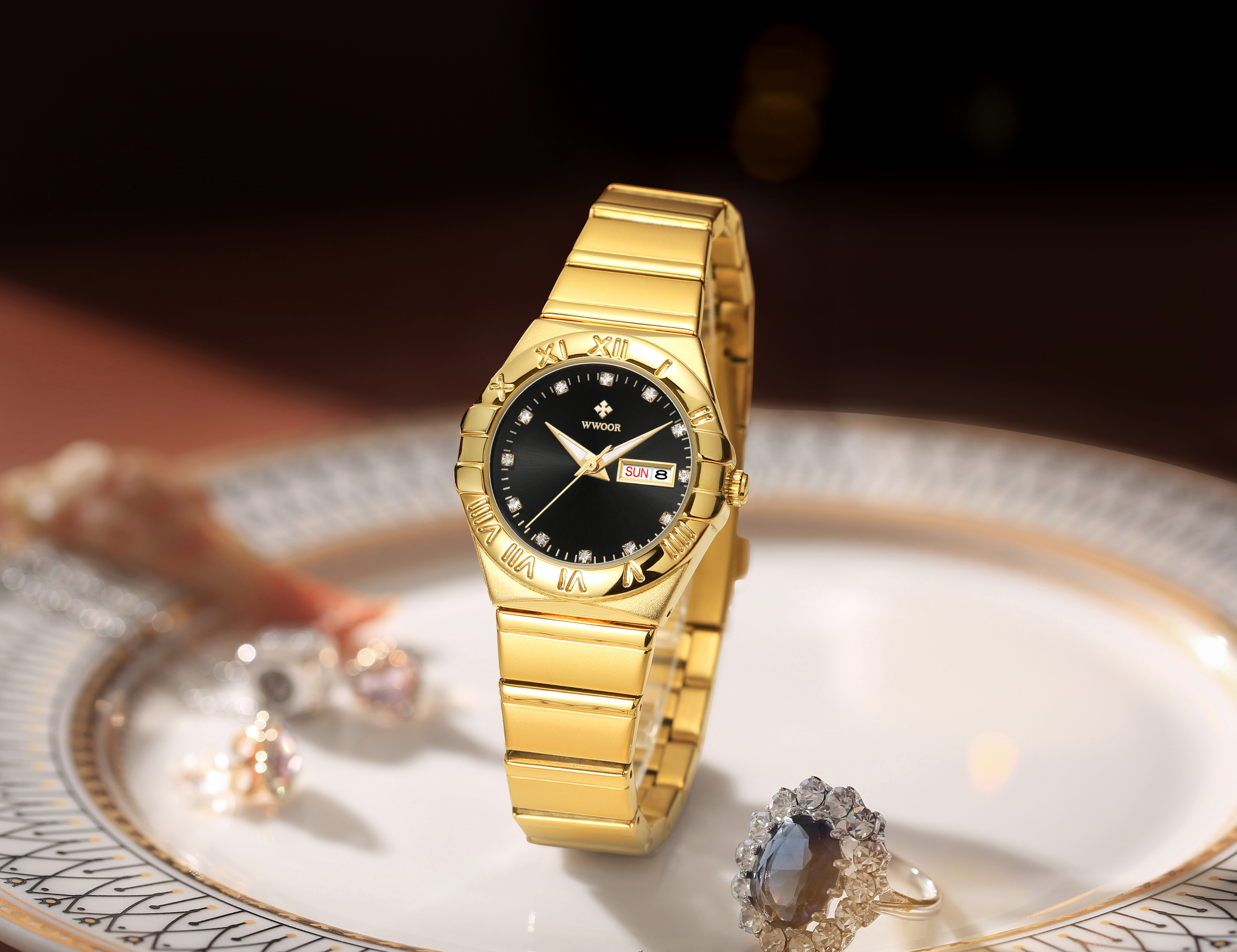 WWOOR Nocturne Ladies Gold Black - 4