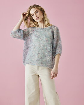 Luftig raglanblus i Bella Color/893194