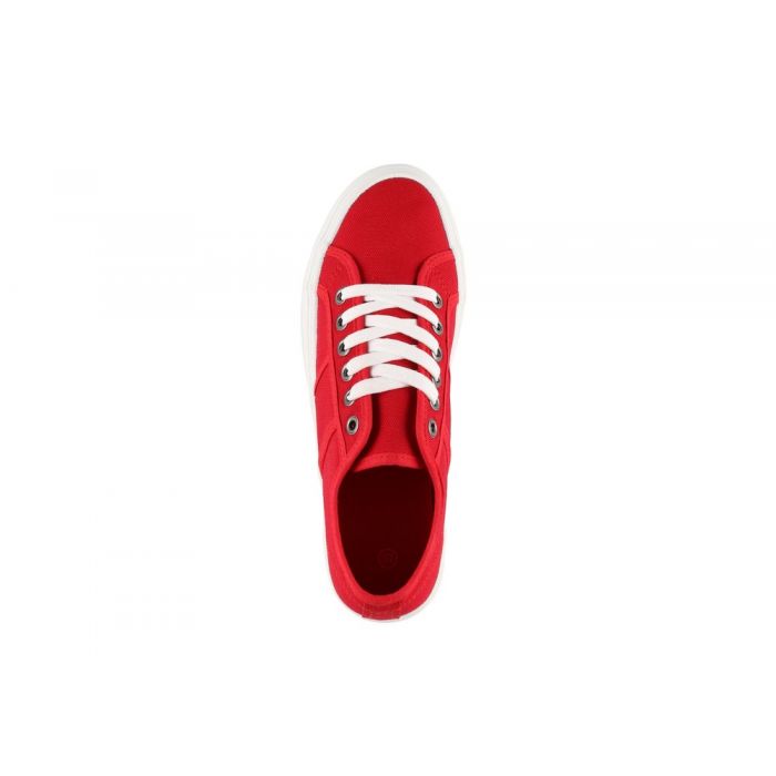 Sneakers platform dam röd - 2