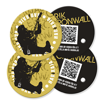 ERIK GRÖNWALL - 4 BEER COASTERS