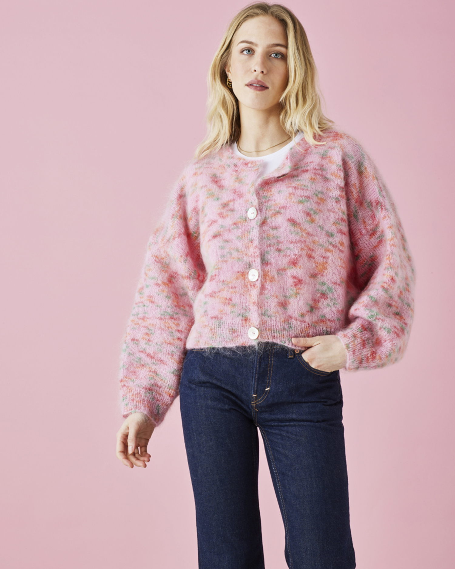 Cardigan i Bella Color 893192